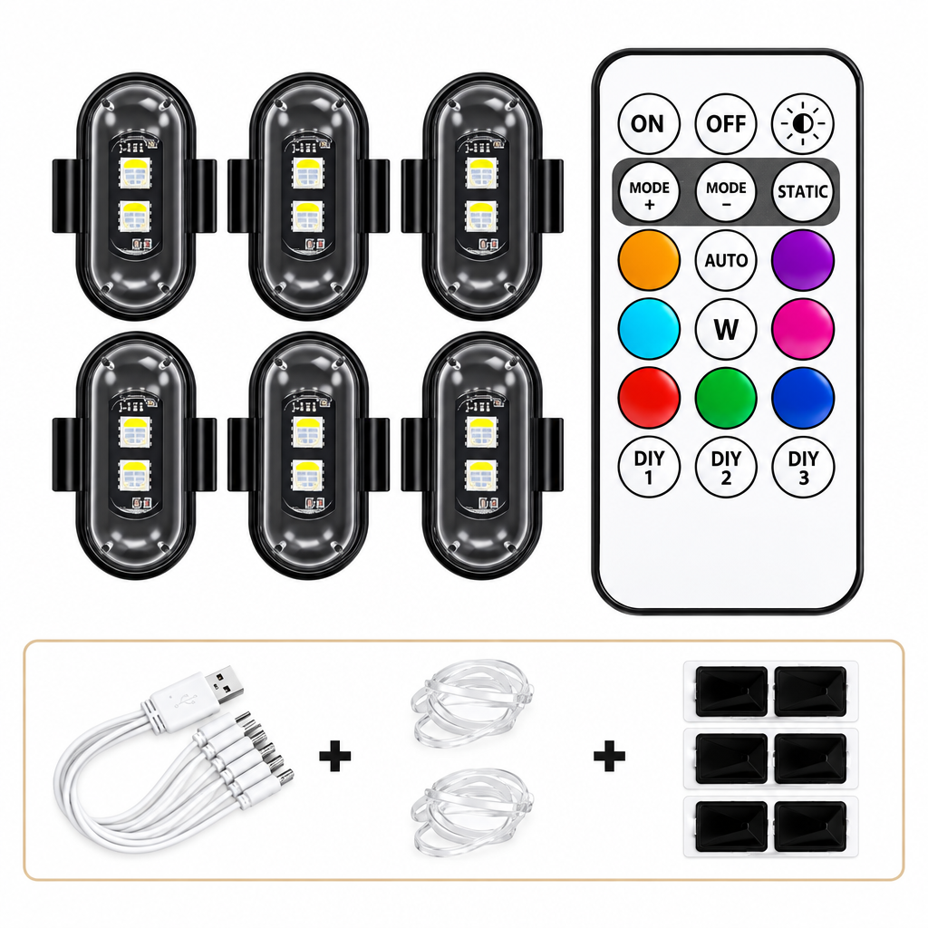 Car LED Light with 8 Colors