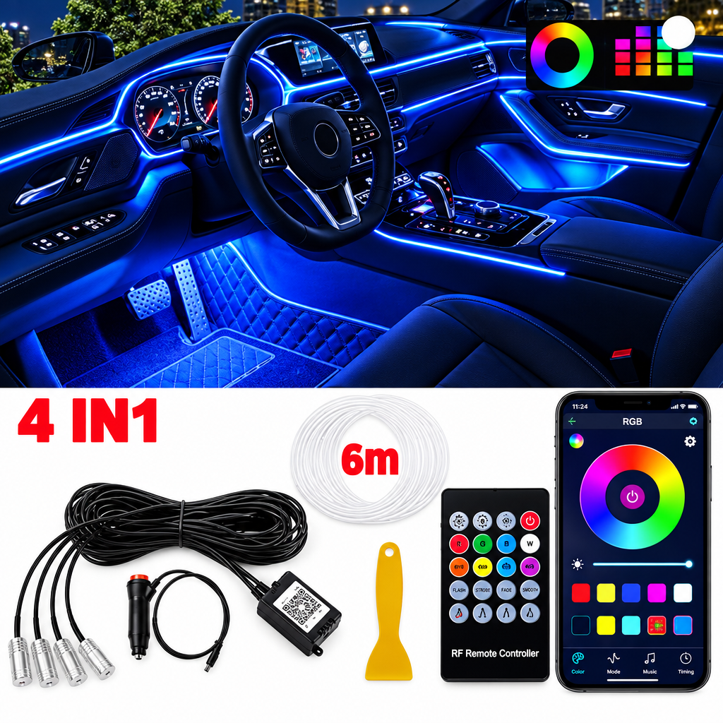 Neon Glow™ RGB Fiber Lights