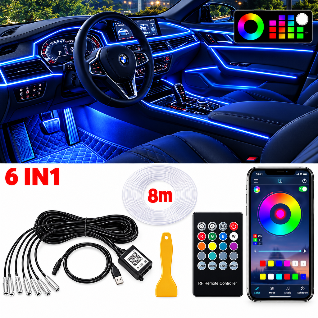 Neon Glow™ RGB Fiber Lights