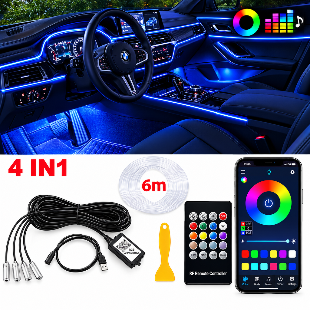 Neon Glow™ RGB Fiber Lights